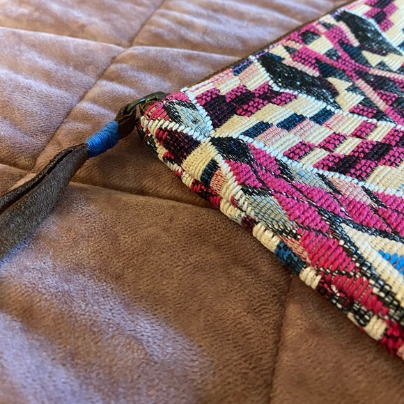 American Eagle Outfitters Boho Fringe Clutch Bag - Picture 6 of 9